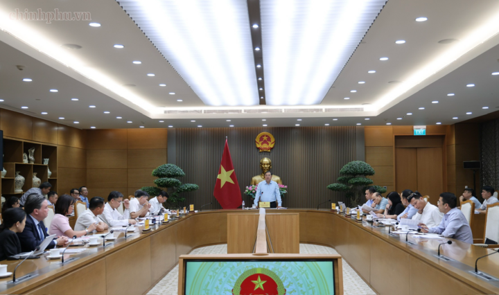 Phó Thủ tướng Thường trực yêu cầu các cơ quan chức năng, trong đó có tỉnh Thanh Hóa, chủ động hướng dẫn, hỗ trợ nhà đầu tư, xem xét các vấn đề một cách toàn diện, khách quan, sát thực tiễn. Ảnh: chinhphu.vn/Phương Nguyên