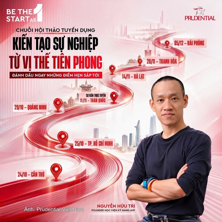 Chuỗi hội thảo “Kiến tạo sự nghiệp từ vị thế tiên phong” mang đến những góc nhìn về định hướng sự nghiệp và cơ hội nghề nghiệp cho người trẻ tại nhiều tỉnh, thành phố...
