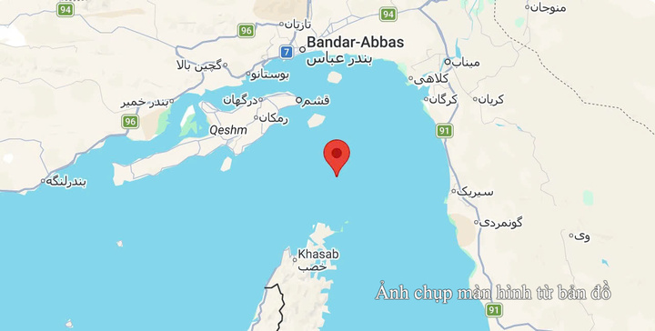 Eo biển Hormuz.