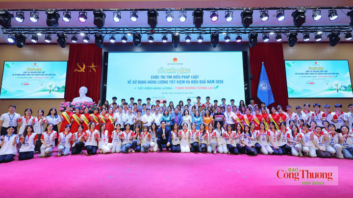 Toàn cảnh Lễ phát động Cuộc thi "Tìm hiểu pháp luật về sử dụng năng lượng tiết kiệm và hiệu quả" năm 2026.