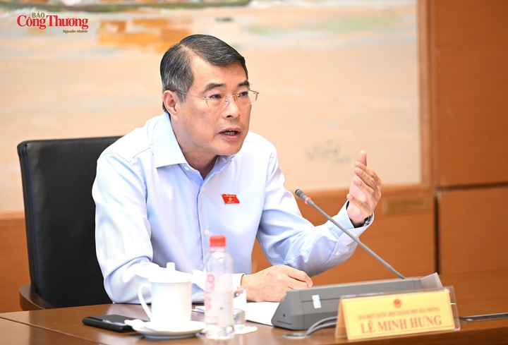 Thủ tướng Chính phủ Lê Minh Hưng phát biểu tại phiên thảo luận Tổ 3.