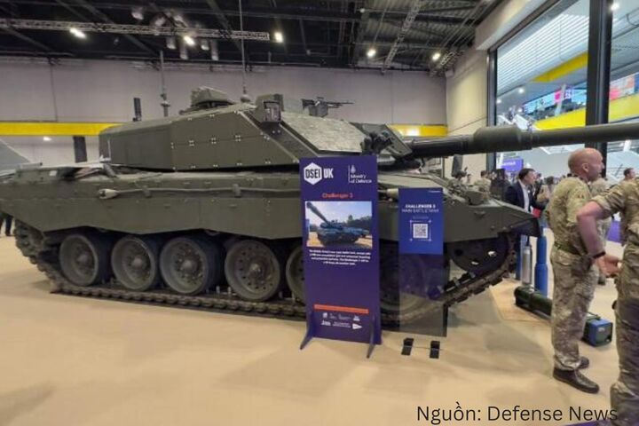 Xe tăng Challenger 3. Nguồn: Defense News.
