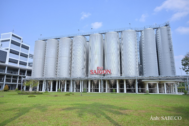 Nhà máy Bia Saigon thuộc SABECO đặt tại Củ Chi, Thành phố Hồ Chí Minh.