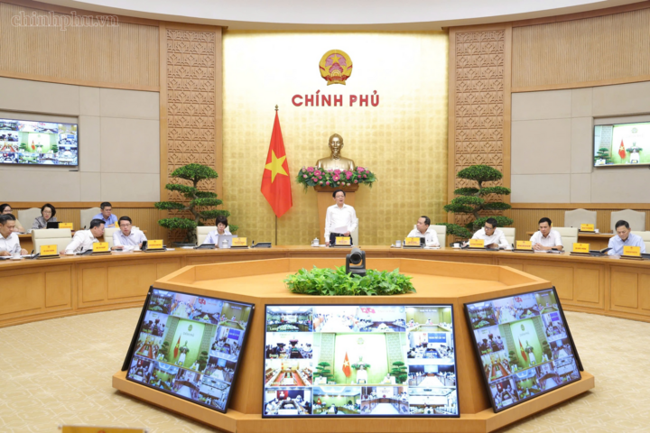 Phó Thủ tướng Hồ Quốc Dũng chủ trì Hội nghị. Ảnh: chinhphu.vn/Gia Huy