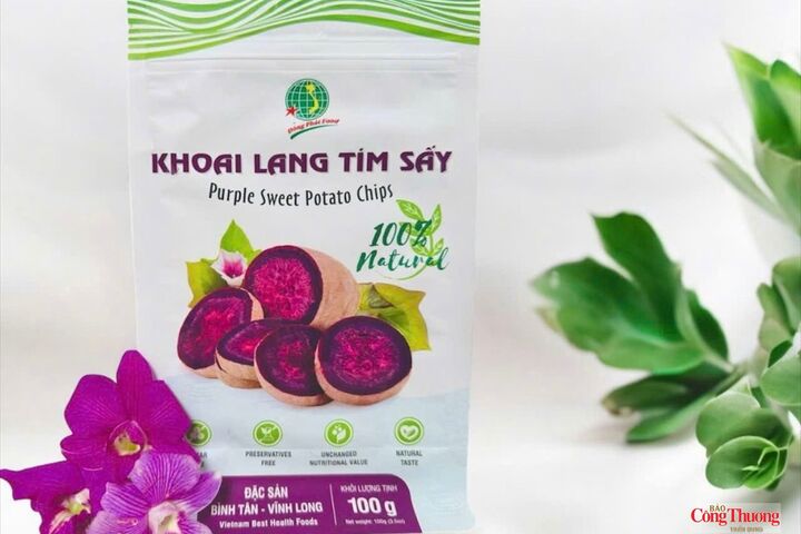 Công ty Cổ phần Đông Phát Food phát triển đa dạng sản phẩm khoai lang sấy, mít sấy, hạt sen sấy và trái cây sấy, trong đó nhiều sản phẩm đạt chuẩn OCOP 5 sao.