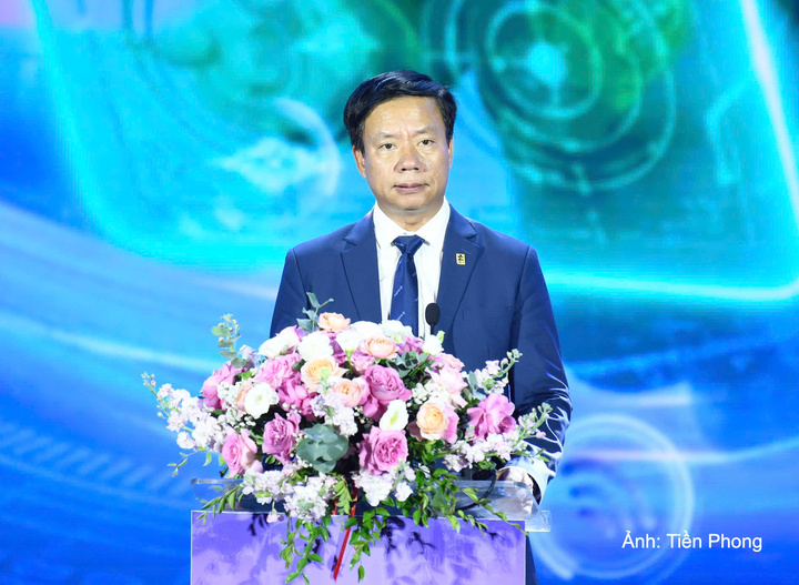 Ông Nguyễn Quang Minh, Tổng Giám đốc NAPAS phát biểu.