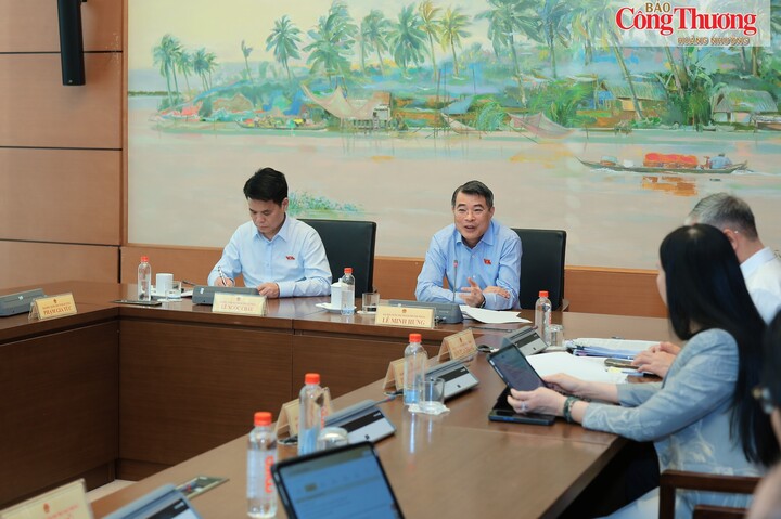 Thủ tướng Lê Minh Hưng phát biểu góp ý cả ba dự án luật.