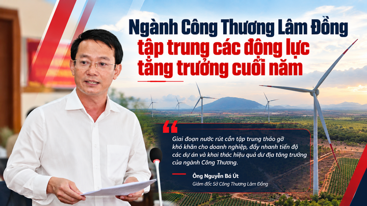 Ông Nguyễn Bá Út, Giám đốc Sở Công Thương tỉnh Lâm Đồng.