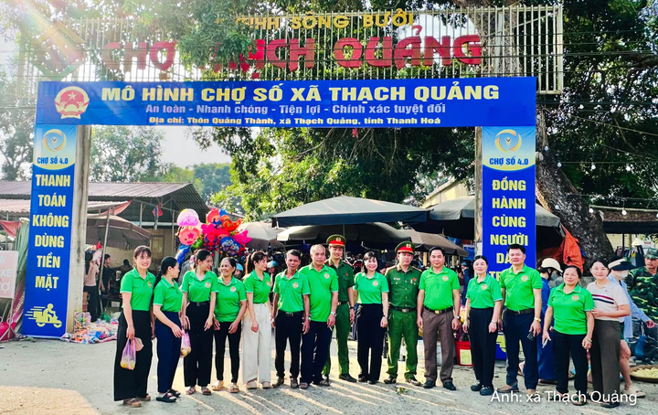 Từ chợ dân sinh đến tuyến đường giao thương, xã Thạch Quảng đang đưa thanh toán không tiền mặt đến gần hơn với người dân.