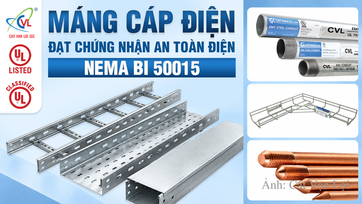 Trọn bộ giải pháp vật tư cơ điện MEP đạt chuẩn UL (Hoa Kỳ) do Cát Vạn Lợi sản xuất. Ảnh: Cát Vạn Lợi