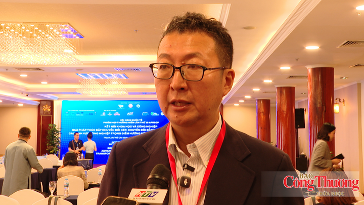 TS. Yasuhiko Hotta, Chủ tịch Bàn tròn châu Á - Thái Bình Dương về Sản xuất và Tiêu dùng bền vững.