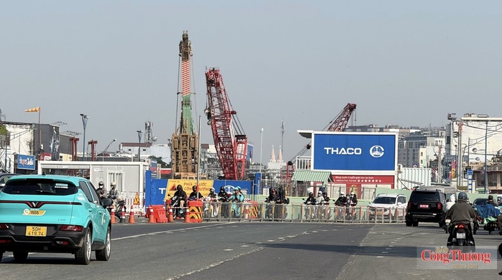 Liên danh Công ty cổ phần Tập đoàn Trường Hải (THACO) - China Railway Group Limited (Tập đoàn Đường sắt Trung Quốc) thi công ga ST10 - Phạm Văn Bạch, dự án metro số 2 Bến Thành - Tham Lương.