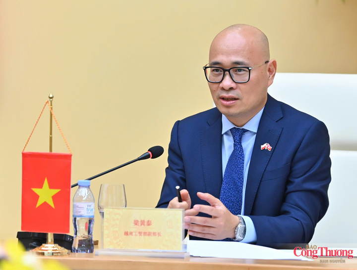 Thứ trưởng Bộ Công Thương Lương Hoàng Thái khẳng định, thương mại Việt  Nam - Trung Quốc không ngừng phát triển, đạt được nhiều thành tựu tích cực.