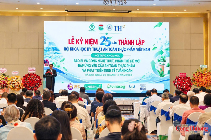 Hội thảo “Bao bì và công nghệ thực phẩm thế hệ mới đáp ứng yêu cầu an toàn thực phẩm và phát triển kinh tế tuần hoàn” diễn ra sáng 28/10 tại Hà Nội
