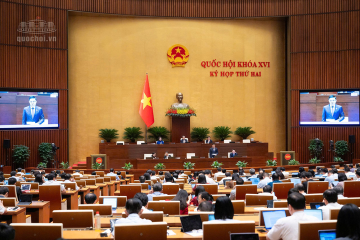 Bộ trưởng Bộ Công Thương Lê Mạnh Hùng phát biểu giải trình, làm rõ một số vấn đề đại biểu Quốc hội nêu.