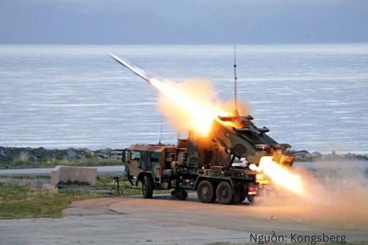 Tên lửa hành trình diệt hạm Naval Strike Missile (NSM). Nguồn: Kongsberg