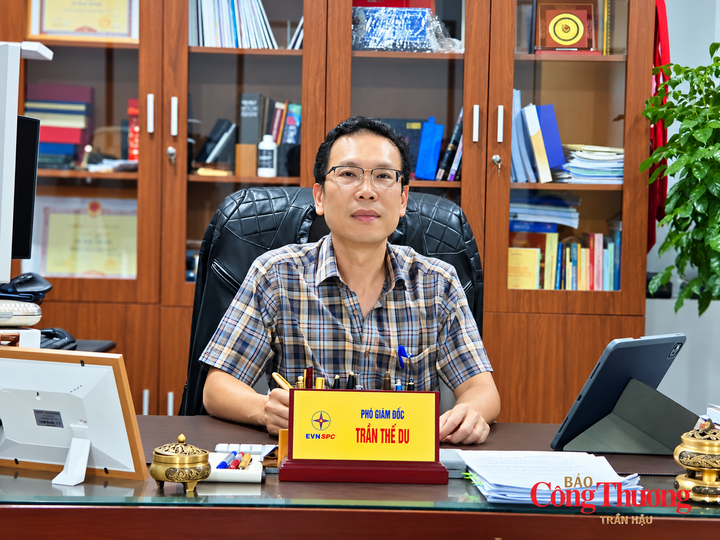 Ông Trần Thế Du, Phó Giám đốc Công ty Điện lực Đồng Nai.