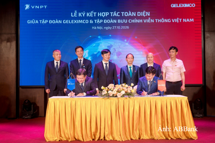 Geleximco, ABBank hợp tác với VNPT: Kết nối nguồn lực, gia tăng giá trị cho khách hàng - 1