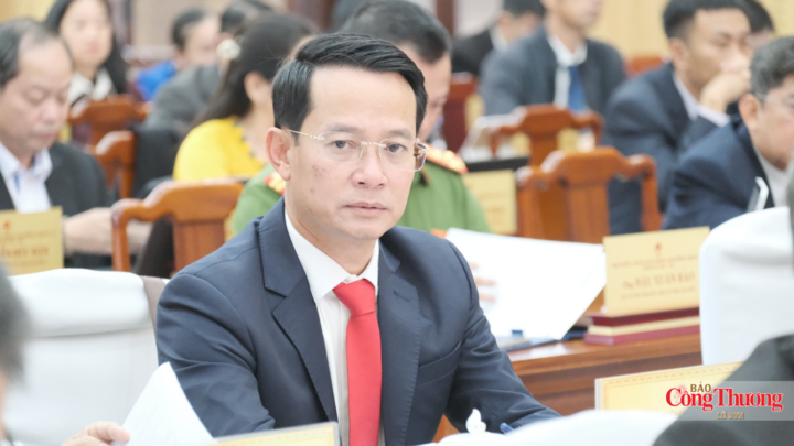 Ông Nguyễn Bá Út, tân Phó Chủ tịch UBND tỉnh Lâm Đồng tại kỳ họp.