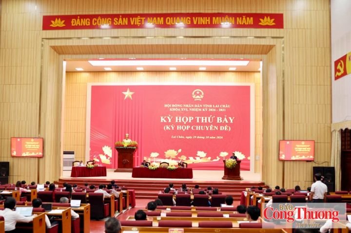 Toàn cảnh Kỳ họp thứ bảy (kỳ họp chuyên đề) HĐND tỉnh Lai Châu.
