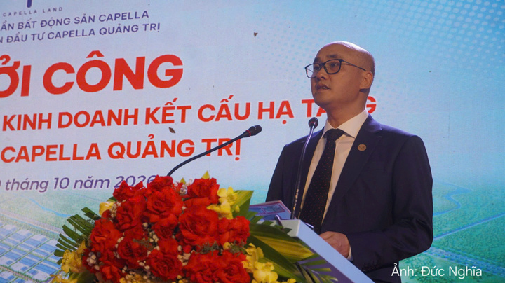 Ông Bùi Đình Chiên, Tổng Giám đốc Capella Land kiêm Chủ tịch HĐQT Capella Quảng Trị.