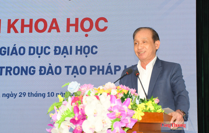 PGS.TS. Đoàn Đức Lương, Trưởng Ban Điều hành Mạng lưới các cơ sở đào tạo Luật tại Việt Nam, Hiệu trưởng Trường Đại học Luật, Đại học Huế.