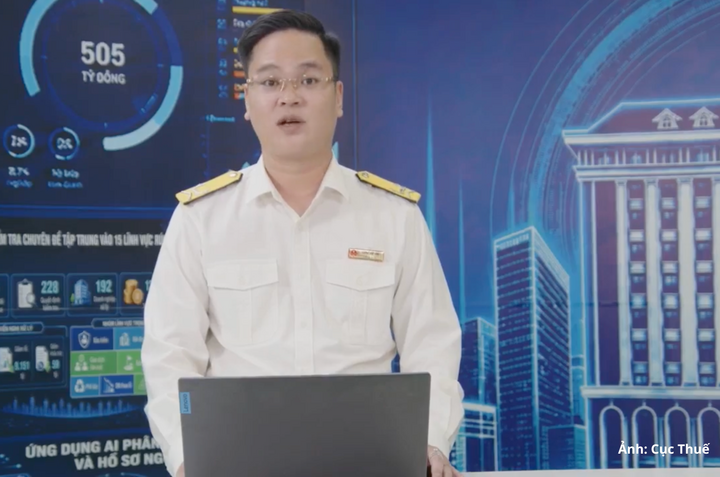 Ông Vương Việt Anh, công chức Ban Chuyển đổi số (Cục Thuế).