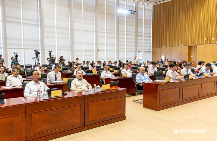 Các đại biểu tham dự kỳ họp. Ảnh: Lê Dũng