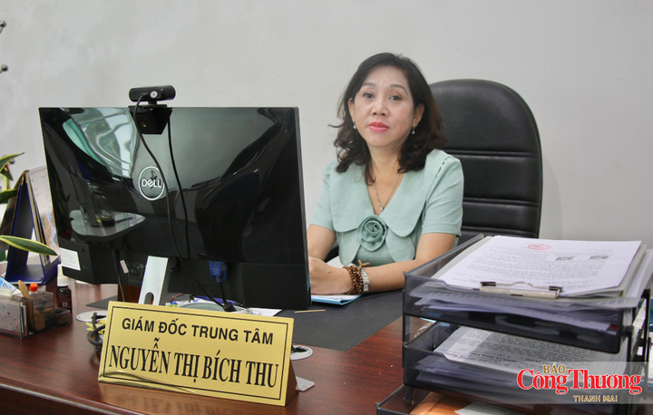 Bà Nguyễn Thị Bích Thu, Giám đốc Trung tâm Khuyến công và Xúc tiến thương mại (Sở Công Thương Gia Lai).