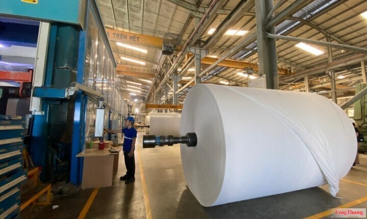 Nhà máy sản xuất giấy tissue.