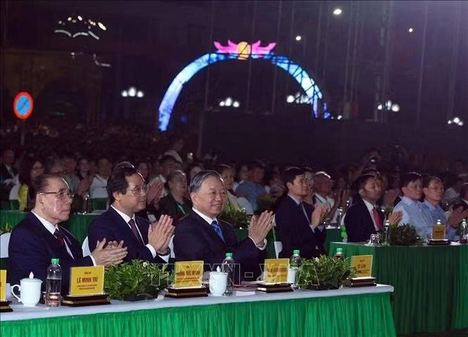 Tổng Bí thư, Chủ tịch nước Tô Lâm và các đại biểu tham dự. Ảnh: Thống Nhất/TTXVN