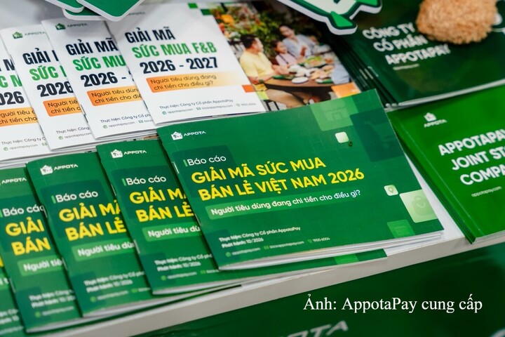 Gian hàng AppotaPay tại Triển lãm Quốc tế Nhượng quyền Việt Nam 2026. Ảnh: AppotaPay cung cấp