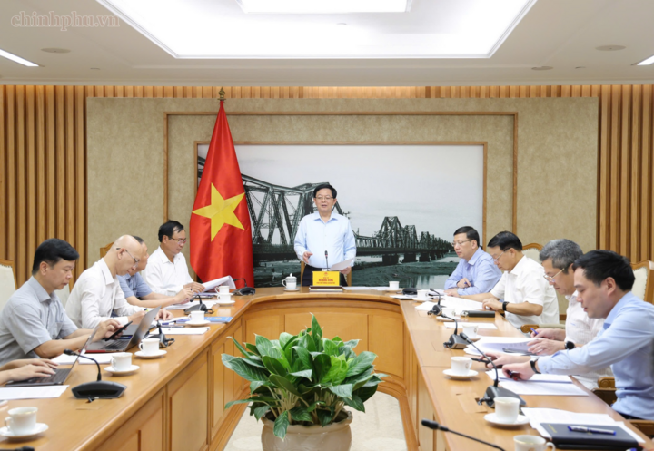 Phó Thủ tướng Hồ Quốc Dũng chủ trì cuộc họp về tình hình sản xuất, tiêu thụ, xuất nhập khẩu nông lâm thuỷ sản - Ảnh: chinhphu.vn/Gia Huy