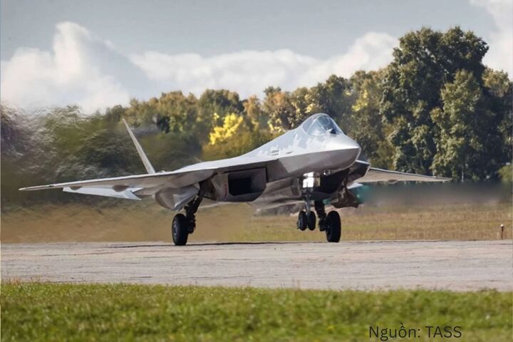 Máy bay chiến đấu thế hệ thứ 5 Su-57 Felon. Nguồn: TASS