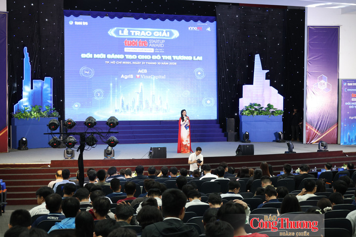 Vòng chung kết và lễ trao giải Tuổi Trẻ Startup Award 2026 diễn ra tối ngày 31/10 tại TP. Hồ Chí Minh.