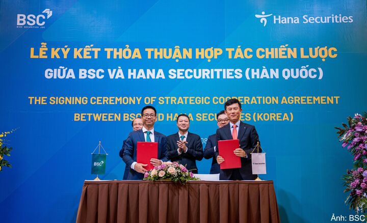 BSC và Hana Securities ký thỏa thuận hợp tác chiến lược.