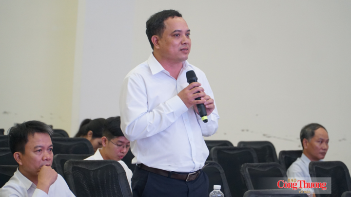 Doanh nghiệp phát biểu ý kiến tại Hội nghị
