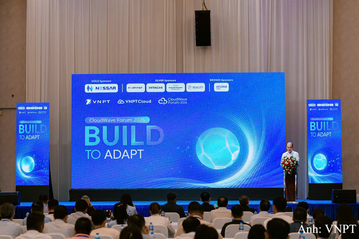 Ông Phạm Huy Hoàng, Tổng Giám đốc VNPT-IT, phát biểu tại CloudWave 2026