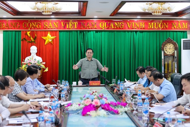 Thủ tướng Phạm Minh Chính kết luận tại buổi làm việc Thủ tướng Phạm Minh Chính kết luận tại buổi làm việc