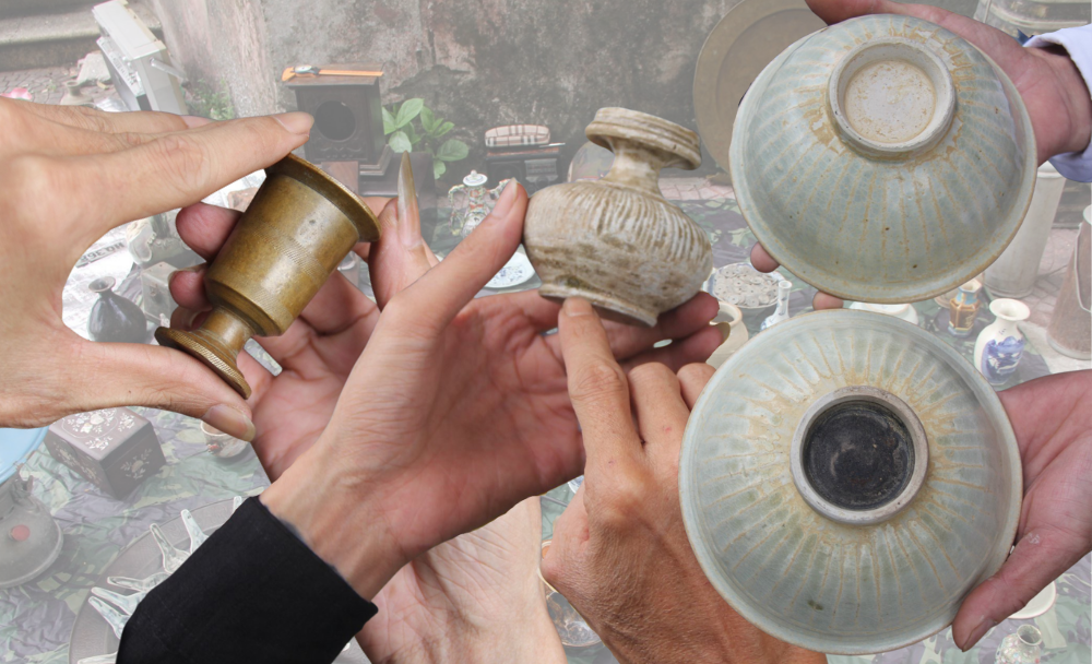 Dạo chợ đồ cổ độc nhất Nghệ An mỗi tuần chỉ họp một phiên Dạo chợ đồ cổ độc nhất Nghệ An mỗi tuần chỉ họp một phiên