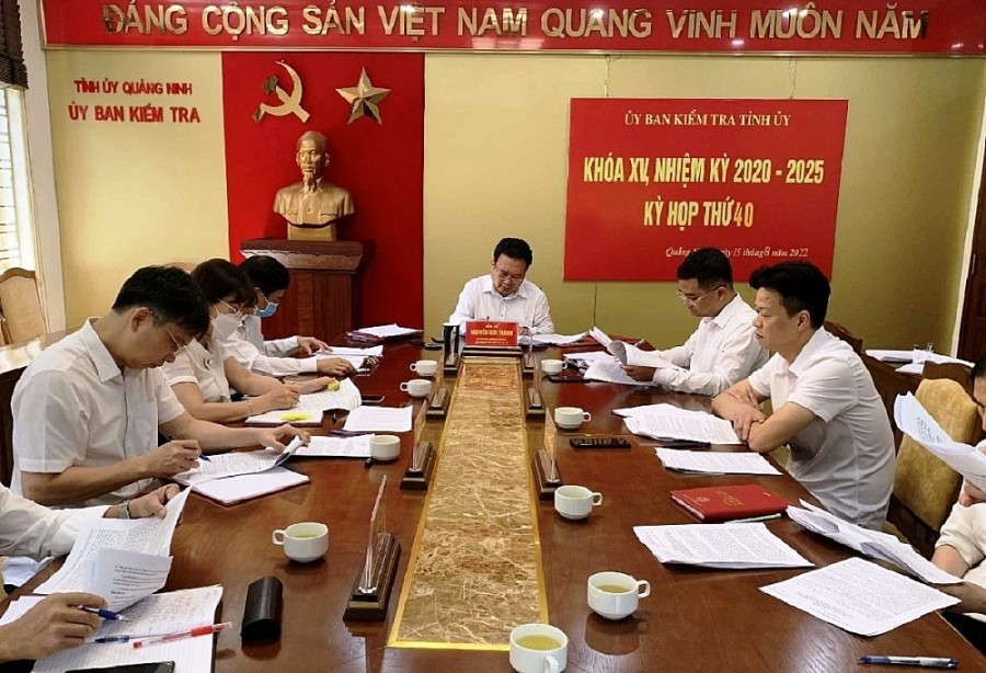 Kỳ họp 40, Ủy ban Kiểm tra Tỉnh ủy Quảng Ninh Kỳ họp 40, Ủy ban Kiểm tra Tỉnh ủy Quảng Ninh