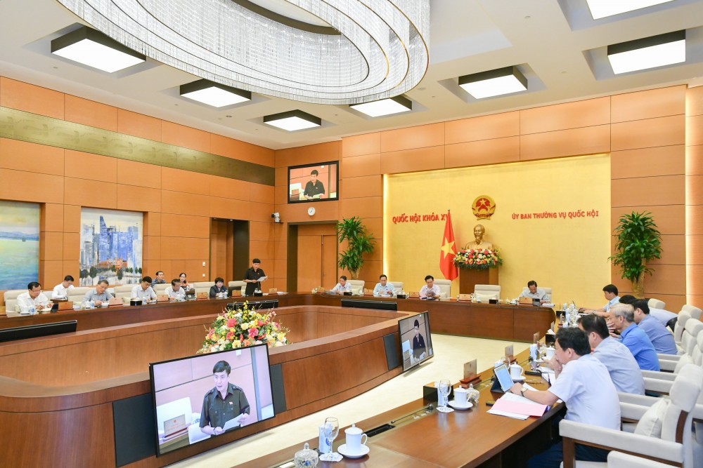 Ủy ban Thường vụ Quốc hội cho ý kiến về dự thảo Nội quy kỳ họp Quốc hội (sửa đổi) Ủy ban Thường vụ Quốc hội cho ý kiến về dự thảo Nội quy kỳ họp Quốc hội (sửa đổi)