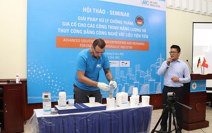 Hội thảo quốc tế về giải pháp xử lý chống thấm, gia cố cho các công trình năng lượng Hội thảo quốc tế về giải pháp xử lý chống thấm, gia cố cho các công trình năng lượng