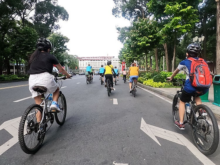 Đoàn Thanh niên Công ty Quản lý dự án Khí tổ chức Chương trình đạp xe - Cung đường “Địa chỉ đỏ”