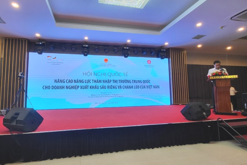 Nâng cao năng lực thâm nhập thị trường Trung Quốc cho doanh nghiệp xuất khẩu sầu riêng và chanh leo Nâng cao năng lực thâm nhập thị trường Trung Quốc cho doanh nghiệp xuất khẩu sầu riêng và chanh leo