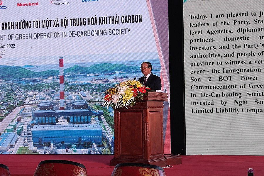 Thanh Hóa: Khánh thành và vận hành thương mại Nhà máy nhiệt điện BOT Nghi Sơn 2 Thanh Hóa: Khánh thành và vận hành thương mại Nhà máy nhiệt điện BOT Nghi Sơn 2