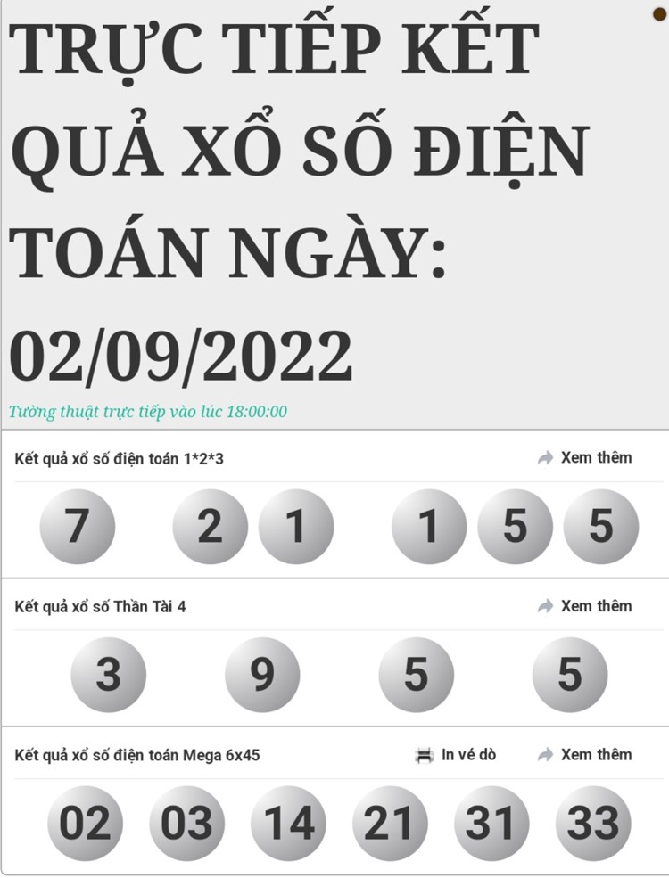 Kết quả xổ số hôm nay 2/9: Kết quả xổ số nhanh toàn quốc Kết quả xổ số hôm nay 2/9: Kết quả xổ số nhanh toàn quốc