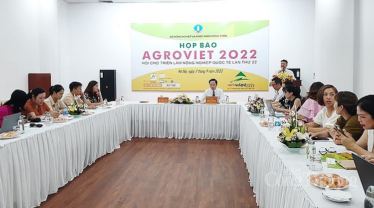 Họp báo Hội chợ Triển lãm Nông nghiệp Quốc tế lần thứ 22 - AgroViet 2022. Họp báo Hội chợ Triển lãm Nông nghiệp Quốc tế lần thứ 22 - AgroViet 2022.