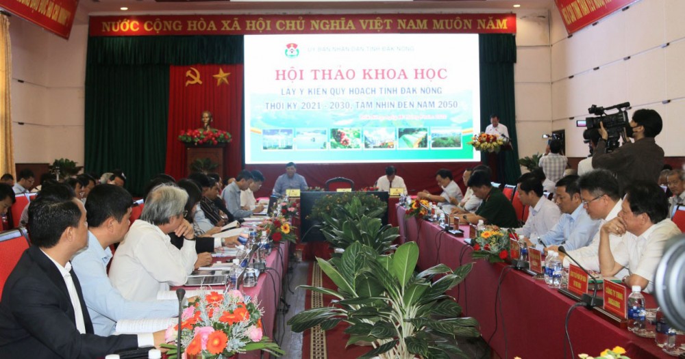Đắk Nông: Lấy ý kiến góp ý Quy hoạch tỉnh thời kỳ 2021 - 2030, tầm nhìn đến năm 2050 Đắk Nông: Lấy ý kiến góp ý Quy hoạch tỉnh thời kỳ 2021 - 2030, tầm nhìn đến năm 2050