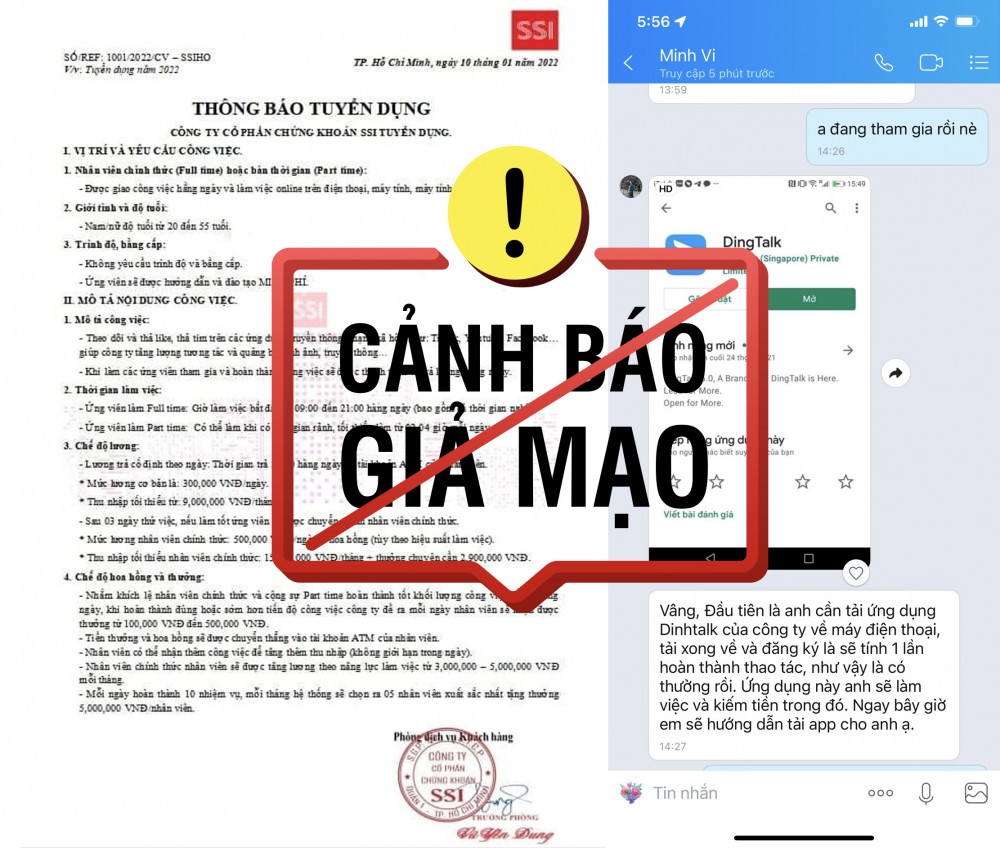 Giả danh chuyên gia chứng khoán mời gọi đầu tư để lừa đảo, chiếm đoạt tài sản Giả danh chuyên gia chứng khoán mời gọi đầu tư để lừa đảo, chiếm đoạt tài sản